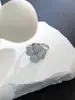 Anillo para Mujer Suerte Trébol de Cuatro Hojas Moda Giratorio Ajustable para Mujer Lujo Ligero Versátil Gama Alta Anillo que No se Desvanece