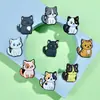 Venta directa del fabricante: Charms para Zapatos de Gato Cocodrilo Hechos de Material de Goma Suave de PVC, Accesorios de Moda DIY para Zuecos