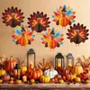 Decoración colgante de bola de panal de abeja de Amazon Turquía Fiesta de Acción de Gracias Tema de Otoño Centro de mesa Decoración de ambiente