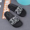 Chinelo plus size cor militar camuflagem explosão transfronteiriça sandálias de praia masculinas antiderrapantes desodorantes vazadas respiráveis tamanho 47