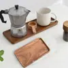Em Estoque Fornecimento Direto Bandeja de Madeira Formato Irregular Doméstica Sushi Pizza Pão Lanche de Madeira Estilo Japonês Bandeja de Madeira de Acácia