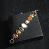 Colar Exagerado Retro Transfronteiriço com Pulseira de Pedras do AliExpress Colar com Pingente de Franja de Temperamento Simples Fornecimento Direto da Fábrica