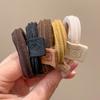 Banda para el cabello para mujer, Corea del Sur, nueva, gruesa, gruesa, alta elasticidad, anillo de toalla, sin costuras, duradera, cuerda para el cabello, banda de goma, accesorios para el cabello