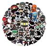 60 novos ninja samurai graffiti adesivos decorativos notebook bagagem cartoon adesivos fabricantes atacado