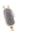 Peine con cojín de aire para mujeres, cabello largo y rizado, peine masajeador con bolsa de aire para el cuero cabelludo, meridiano, peine doméstico bonito sin nudos.