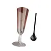 Vaso Desechable de Plástico para Helado Vaso para Cóctel Vaso para Vino Tinto Vaso Alto para Postre Vaso para Champagne Hotel