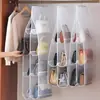 Bolsa para el Hogar Almacenamiento Bolsa Colgante Doble Cara Multicapa Almacenamiento Bolsa a Prueba de Polvo Colgante Plegable Bolsa de Cuero Bolsa para Herramientas