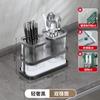 Soporte de Pared para Cuchillos de Cocina Estante de Almacenamiento Soporte de Encimera para Palillos Caja de Almacenamiento para Palillos y Cucharas Organizador de Cuchillos Solución de Almacenamiento