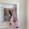 Bolso de tela bordado de nicho transfronterizo para debajo del brazo para mujer Modelo Nuevo 2026 Bolso de mano para el trabajo y el día a día Bolso cruzado versátil e informal