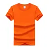 Camiseta Lisa de Manga Corta con Cuello Redondo de Algodón Pesado Personalizable DIY Camiseta Lisa Ropa de Trabajo para Imprimir logo
