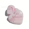 Esponja de Maquillaje Nueva de Terciopelo con Lazo Forma de Corazón Esponja de Terciopelo de Cristal Esponja para Polvo de Miel Polvo Suelto Esponja Lista para la Venta