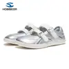 Zapatos Mary Jane de Ajuste Ancho HOBIBEAR para Mujer con Doble Correa de Velcro, Zapatos de Entrenamiento Alemanes, Zapatos Casuales Bajos con Suelas de Goma para el Transporte