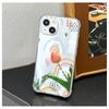 Capa de celular Apple 15promax com tira de cor espelhada para iPhone14 espelho de maquiagem 13/12 resistente a quedas criativa