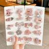 Pinza para el cabello de dibujos animados para bebé coreano, linda niña, flor, tocado, clip, animal para niños, traje combinado