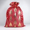 Amazon transfronterizo bronceado Navidad algodón y lino bolsillo de manojo regalo de Navidad bolsa de regalo decoraciones bolsa de Navidad