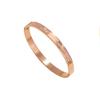 Pulsera de moda transfronteriza pulsera de joyería para mujer pulsera acero inoxidable con taladro hueco hebilla de acero titanio joyería simple coreana