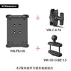 Suporte de Coluna Quadrada para Empilhadeira de Carga de Doca Suporte para Painel Plano 8-14 Polegadas Suporte de Grampo para Tubo Quadrado para Tablet Computer Triplo
