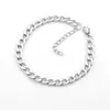Pulsera de hombre de acero inoxidable de alta gama estilo ins transfronterizo de Europa y Estados Unidos, personalidad versátil, tendencia de moda, joyería hip-hop