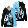 Moeyui Hatsune Miku cosplay Moletom com Capuz Anime Bidimensional Periférico Miku Jaqueta Casual Masculina e Feminina