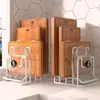 Estante para Tabla de Cortar de Cocina Estante para Colocar Tablas de Cortar Utensilio Encimera Almacenamiento Multicapa Estante para Tapas de Ollas Estante de Almacenamiento para el Hogar Soporte