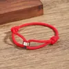 Pulseira milanesa de moda artesanal transfronteiriça, pulseira de corrente tecida em aço inoxidável ajustável deslizante para casais, adequada para homens e mulheres