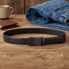 Vendedor quente de e-commerce transfronteiriço 3,5 CM Couro Bovino de Camada Superior Masculino Casual de Alta Qualidade Fivela Automática Cinto de Couro com Venda por Atacado no Local