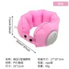 Artefacto para siesta de oficina Portátil Ecológico Engrosado Simple Color Puro Terciopelo Multifuncional Viaje Respaldo Almohada Inflable