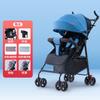Cochecito de bebé que se puede sentar y acostar, Ultraligero, Portátil, Sencillo, Cochecito tipo sombrilla para bebé con absorción de impactos, Plegable, Cochecito para niños