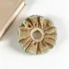 Elástico de Cabelo de Renda com Tule e Babados Estilo Fada para Meninas, Faixa Doce e Versátil para Coque, Corda para Rabo de Cavalo, Argola de Cabelo