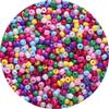 Cuentas de vidrio de 2 mm de colores variados, cuentas sueltas pequeñas, cuentas de vidrio hechas a mano, pulseras, collares, cadena para teléfono móvil, accesorios de joyería