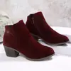 2026 Verano Nuevo Comercio Exterior Tallas Grandes para Mujer Casual Cómodos Tacón Grueso Modernos Prendas de Abrigo Cremallera Lateral Mocasines Talla Única para la Mayoría