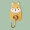Gancho Fofo de Desenho Animado com Adesivo Forte para Pendurar Chaves Atrás da Porta, Adesivo Criativo Sem Marca para Cozinha, Suporte de Parede para Banheiro Sem Furos