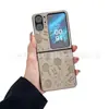 Mickey adecuado para la carcasa del teléfono móvil oppofindn2flip impresión en cuero Find N3Flip marca de moda funda de cuero de alta gama