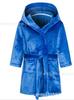 Bata de Noche con Capucha para Niños Franela Niños y Niñas Pijama de Terciopelo Coral Otoño e Invierno Todo el Año Bata de Baño Manga Larga Estilo Lindo