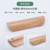 Muebles de estilo europeo manija de madera madera maciza manija de madera caja de almacenamiento de tela manija armario manija de madera cajón manija de madera