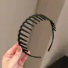 Diadema de Dientes Estilo Coreano para Mujer, Versátil para Lavarse la Cara, Pinza para el Cabello de Moda, Diadema de Gafas en Forma de U