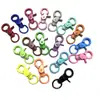 Venta al por mayor del fabricante Pinzas de colores Hebilla Anillo de resorte Anillo para llaves Hebilla de metal Accesorios para joyería hechos a mano Llavero
