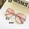 Gafas de sol para mujer, antiultravioleta, para ciclismo, modernas, con montura de tinta, gafas de vanguardia, color rojo cibernético, gafas de sol para mujer, antiultravioleta