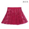 Saia Meia-Calça de Treinamento de Dança Infantil Verão Saia de Chiffon para Menina Ballet Vestido de Apresentação Infantil de Renda Avental
