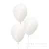 Juego de 10 globos de látex redondos de colores de 12 pulgadas, dorado y plateado, negro y blanco, suministros de decoración para fiestas de cumpleaños, bodas 10