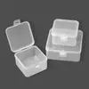 Caja de Plástico PP, Esponja Cuadrada para Polvo, Caja Transparente para Almacenamiento de Cosméticos, Accesorios de Ferretería, Arte con Cuentas, Caja de Empaque para Equipo de Pesca