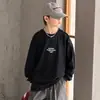 Camiseta de manga larga para niño de otoño, estilo primavera y otoño, nueva colección 2026, para niños mayores, capa interior, camiseta básica, top de moda