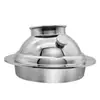 Aço Inoxidável 304 Saída de Ar Esférica Alvo Ventilação Engenharia Rotativa Ajustável Bola de Ventilação Redonda Difusor Tipo Spray