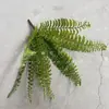 Bosque Escandinavo Verde Planta Verde Hoja Verde Techo de Salón de Bodas Mimosa Plástico Flor Falsa Hierba de Amante Eucalipto