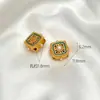 Retenção de Cor Alta Método Antigo Areia Dourada Diamante Incrustado em Ouro Contas Espaçadoras com Contas Pingente Solto DIY Manual Pulseira Pingente de Franja Acessórios