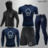 Roupa Esportiva Transfronteiriça Roupa de Treino Roupa de Secagem Rápida Outono e Inverno Ao Ar Livre Corrida Matinal Atletismo Ciclismo Corrida Roupa de Fitness