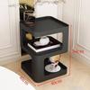 Mesa auxiliar de lujo para sofá de sala de estar, moderna y sencilla, de hierro forjado, creativa, de esquina, de estilo nórdico, mesita de noche pequeña, mesa de centro pequeña.