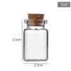 22mm Baioneta Cortiça Pequena Garrafa de Vidro Tubo Transparente Garrafa Sub-Garrafa de Vidro Garrafa Nua Garrafa dos Desejos Garrafa de Vinho Selo