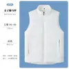 Chaleco cortavientos de trabajo exterior ligero y engrosado para hombre, chaleco deportivo cálido de algodón plumón transfronterizo de invierno, personalizable