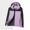 Chaqueta de Trabajo Impermeable a Prueba de Viento para Exteriores Personalizada Tres en Uno con Logo Impreso Bordado de Bloques de Color de Alta Calidad